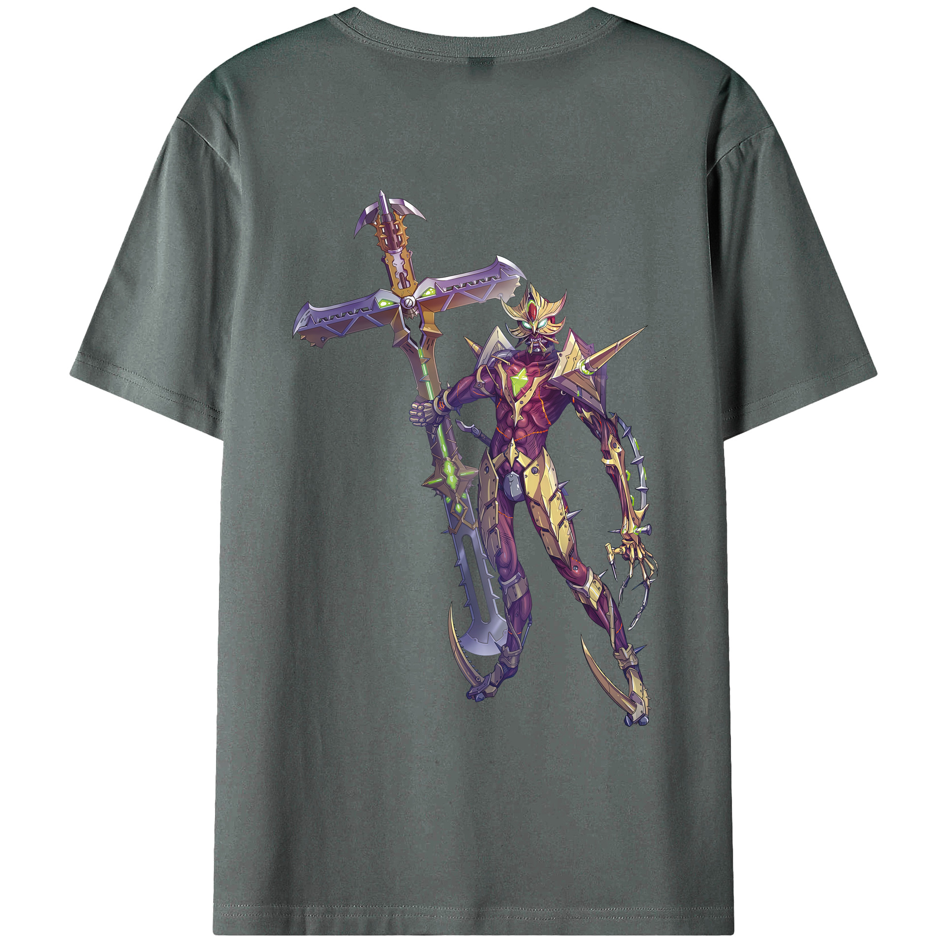 （画像用） ウルトラマン Ultraman 綿100％ メンズ半袖Tシャツ（バックプリント） 通気性